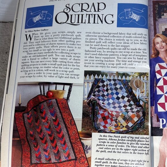 Quilt Almanac 1997 Magazine With Patterns & Quilting Ideas - Picture 8 of 10